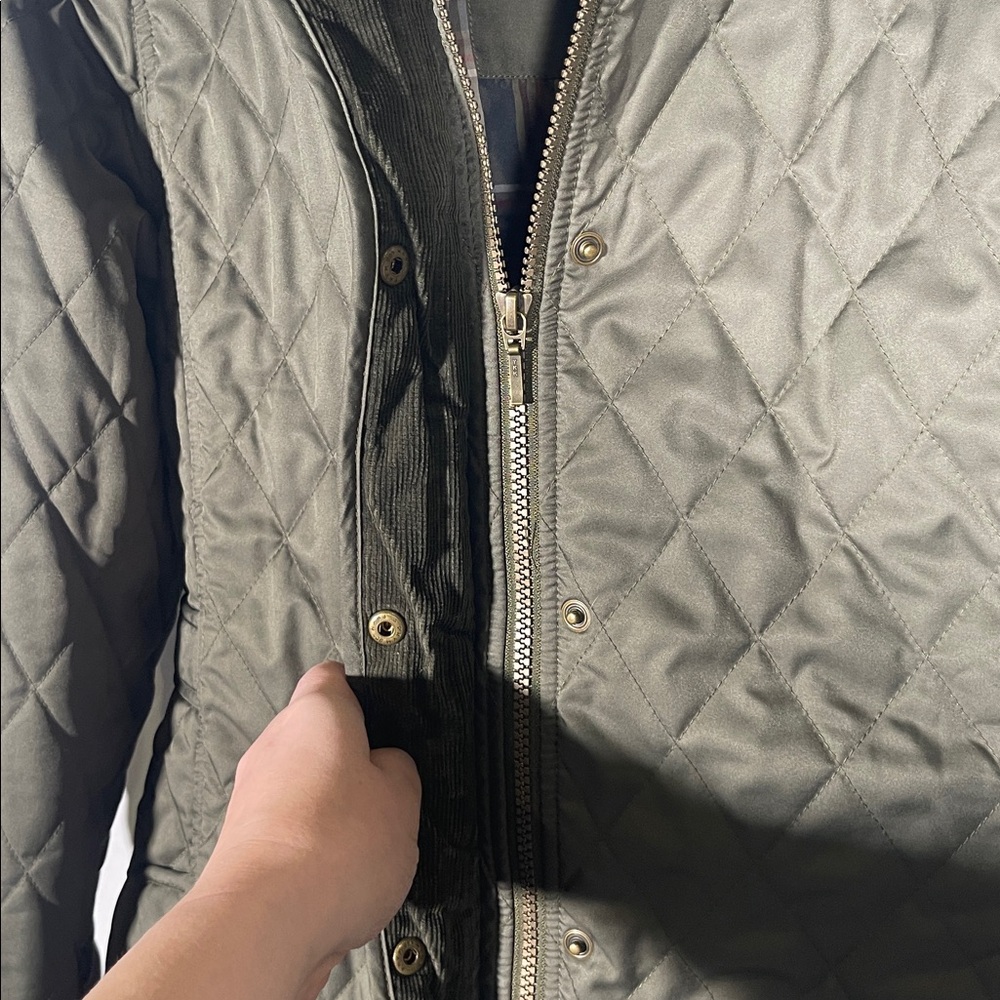 L.L. Bean Women's Olive Utility Jacket - Picture 5 of 7